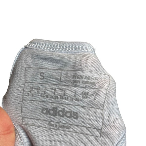 Adidas Women's Sz‎ Small light blue Training Tank Racerback Sleeveless Athletic - Picture 5 of 5